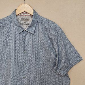 Ted Baker London Short Sleeve Button Down 7 XXXL